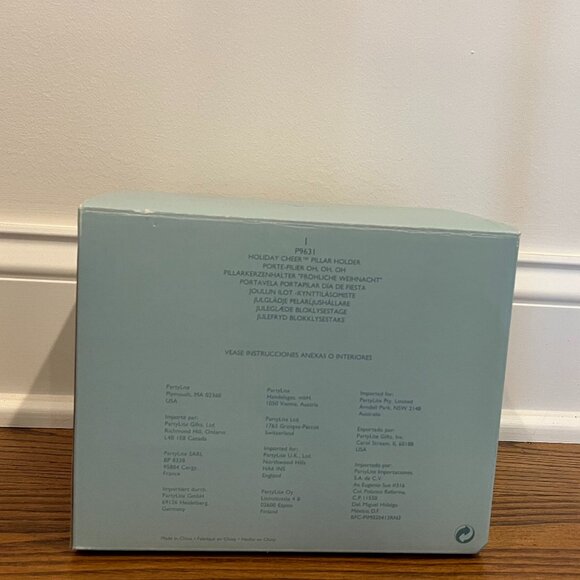 PartyLite Holiday Cheer Santa Candleholder - Picture 5 of 10